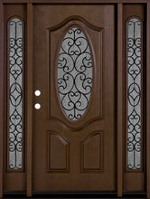 Load image into Gallery viewer, Montrouge Fiberglass Iron Glass Door and Sidelights
