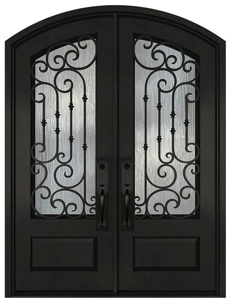 Fiberglass Double Entry Doors With Glass A Good Choice For Homeowners