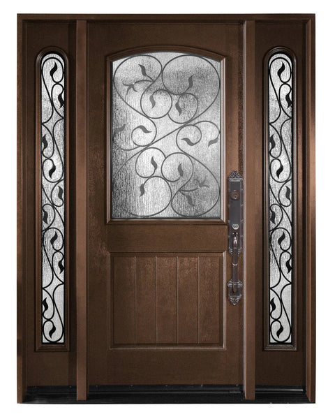 Single Front Doors with Glass: A Trendy and Practical Choice