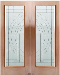 M300 Series Mahogany Slab Door – Closeout Sale