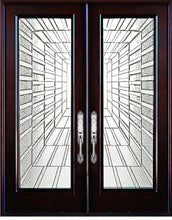 Load image into Gallery viewer, M300I Time Tunnel Exterior Wood Door