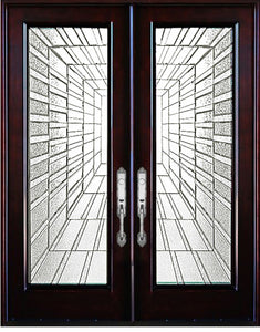 M300I Time Tunnel Exterior Wood Door