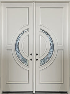 M580E-White Wood Exterior Door