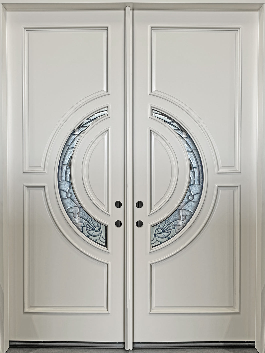 M580E-White Wood Exterior Door