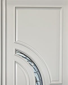 M580E-White Wood Exterior Door
