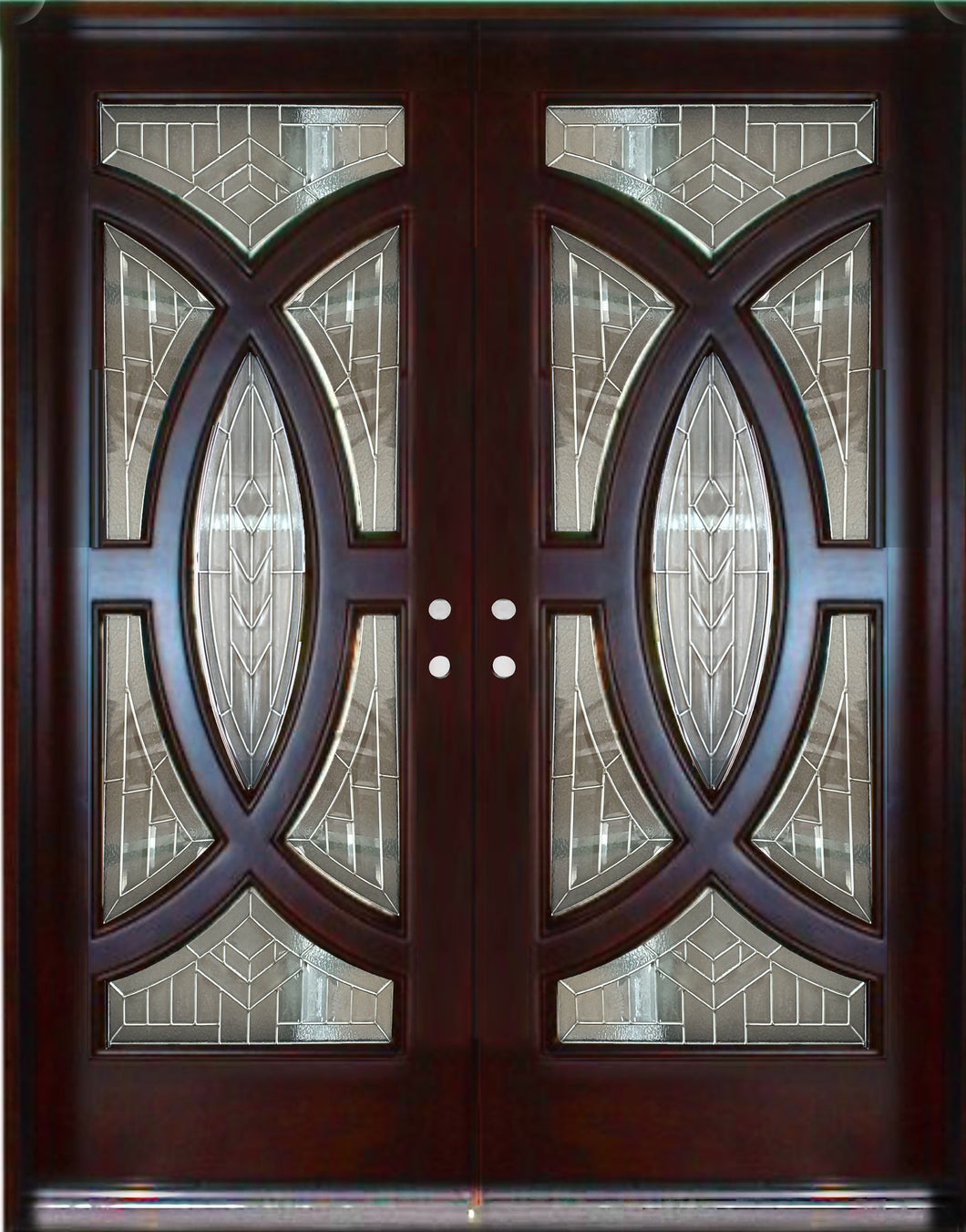 M705A Exterior Entry Wood Door