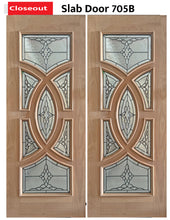 Load image into Gallery viewer, Slab Wood Exterior Door M705B– Closeout Sale