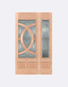 M680A Slab  Wood Entry Door – Closeout Sale