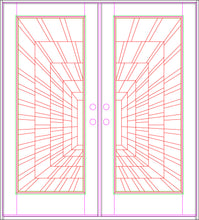 Load image into Gallery viewer, M300I Time Tunnel Exterior Wood Door