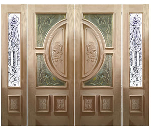 M580c Slab Wood Entry Door – Closeout Sale