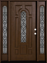 Load image into Gallery viewer, Belleville Fiberglass Iron Glass Door and Sidelights